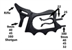 Picture of BULLETBLASTER MULTIPLE CALIBER GUN MAGAZINE LOADING TOOL ( ) BLACK
