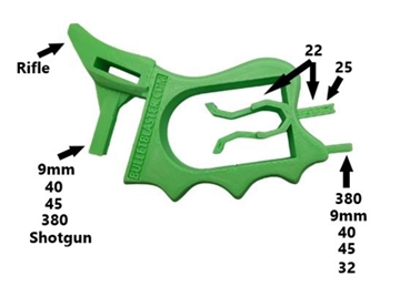 Picture of BULLETBLASTER MULTIPLE CALIBER GUN MAGAZINE LOADING TOOL ( ) GREEN
