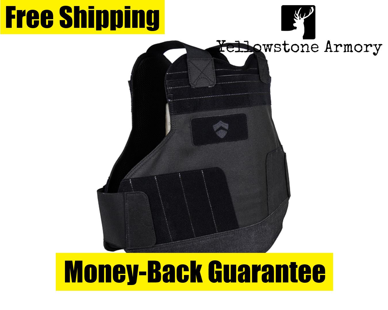 BULLETSAFE BULLETPROOF VEST VP4 MEDIUM BLACK LEVEL IIIA BS52004BM-img-0
