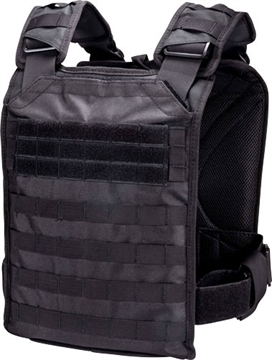 Picture of BULLETSAFE TACTICAL PLATE CARRIER BLACK OSFM BS54004B