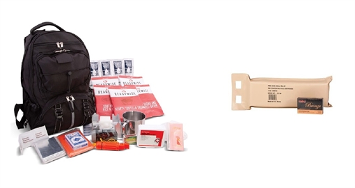 Picture of BUNDLE - ReadyWise 64 Piece Survival Backpack w/ PMC Battle Pack | Red | PMC-223A-BP RW01-621GSG-RED-PMC-223A-BP