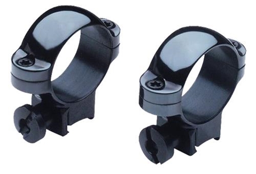 Picture of Burris Deluxe Solid Steel .22 Rings 1" Medium 0.80" Actual Height - Gloss 420072 000381200723