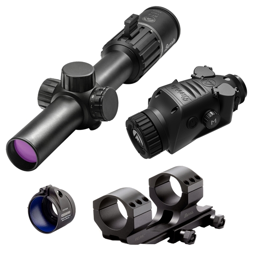 Picture of Burris BTC 35 V2 RT6 Combo Thermal Clip On/Handheld/Mountable Matte Black 1-4x35mm, Multi Reticle, 400x300, 50Hz Resolution, Zoom 1x/2x/4x, Includes SS #153204 300674