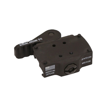 Picture of American Defense Manufacturing AD-22 BURRIS FASTFIRE LOW MOUNT QD STANDARD LEVER BLACK AD-22-STD