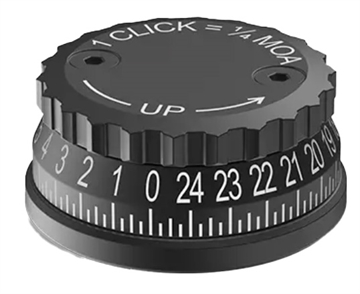 Picture of Burris Optics Synergy Knob, Matte Finish, Black, Advanced Capped 626401