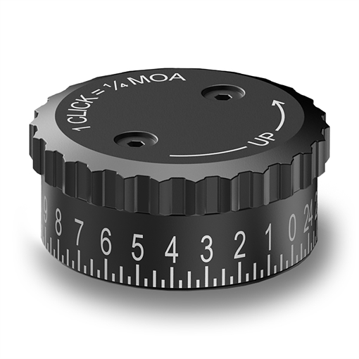 Picture of Burris Optics Synergy Knob, Matte Finish, Black, Advanced Exposed 626402