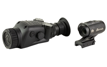 Picture of Burris Optics BTC35 V2/RT6, Thermal Optic/Red Dot Combo, BTC35 V2 Thermal Clip On, 1X, 35mm Objective, Matte Finish, Black, Burris RT3, Prism Sight, Ballistic 3X Reticle, Matte Finish, Black 300675
