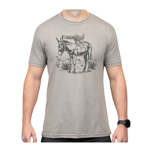 Picture of Magpul BURRO COTTON T-SHIRT MD SILVER MAG1190-040-M