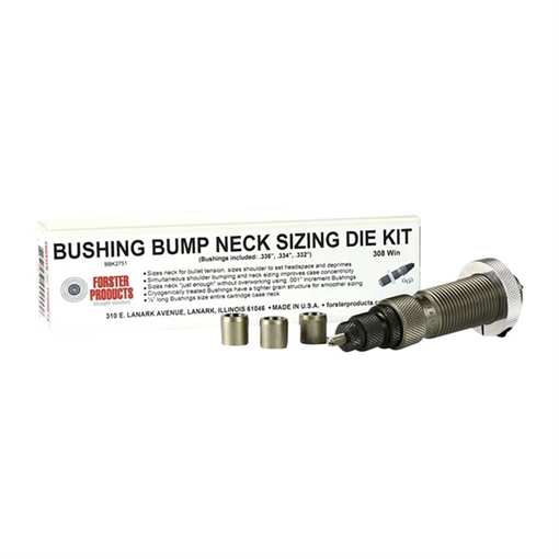 Picture of Forster Products, Inc. 28 NOSLER BUSHING BUMP NECK DIE KIT BBK2511
