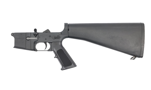 Picture of Bushmaster A2 Forged Complete AR15 Lower Receiver - Black | A2 Fixed Stock 00-20008-BLK