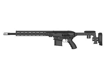 Picture of Bushmaster BA30 308 Win 10+1 18" Black Threaded Barrel, Black Hard Coat Anodized 14" M-LOK Handguard, Chassis Black Aluminum Folding Stock, AR Style Grip, Ambidextrous 0110000BLK