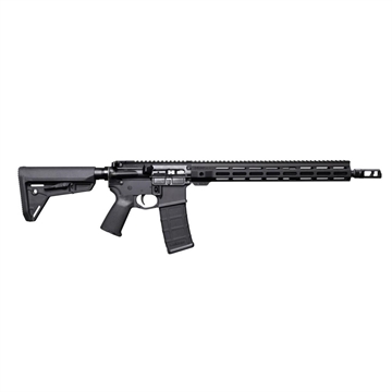 Picture of Bushmaster Bravo Zulu-CA AR15 Rifle - Black 5.56NATO 16" Barrel 14" BFI Free Float M-LOK Rail THRIL Buttstock, Pistol Grip & Mag Snake Charmer Muzzle Brake DM2S 2 Stage Trigger Fixed 10rd Mag CA Compliant 00-10006-CA 0010006CA