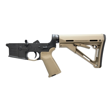 Picture of Bushmaster M4 Forged Complete AR15 Lower Receiver - FDE MOE Furniture 00-20014-FDE
