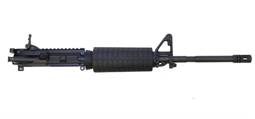 Picture of Bushmaster M4 Flat Top AR15 Complete Upper Assembly - Black | 5.56NATO | 16" Barrel | A2 Handguard | A2 Flash Hider 00-40008-BLK 0040008BLK