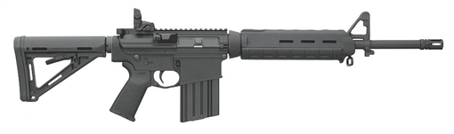 Picture of BUSHMASTER MOE CARBINE RIA .223 REM 16IN MOE IRS MID LENGTH GAS SYS BLACK MAGPUL ACCY 30RD PMAG 90827