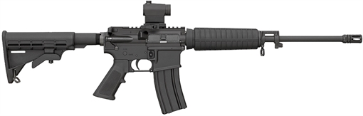 Picture of BUSHMASTER XM-15 QRC RIA 223 REM 16IN BBL QD MINI RED DOT OPTIC MATTE BLACK 6 POS STOCK 10RD MAG 91047