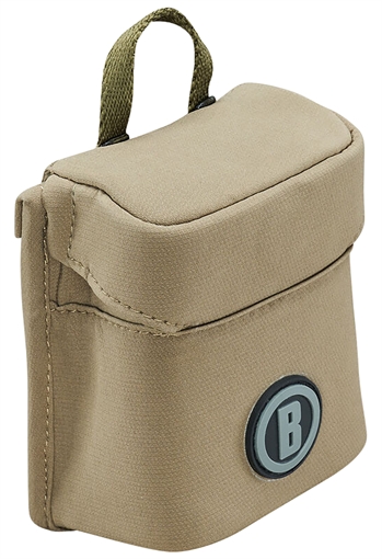 Picture of Bushnell Vault Modular Optics Protection System Laser Range Finder Pouch Tan Quiet Exterior with Lens Cleaning Interior, Modular Mounting System, Includes Coiled Tether BABLRFPCT