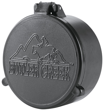 Picture of Butler Creek 30010 Flip-Open Objective Scope Cover 25.40mm Obj. Size 01 Black Polymer 30010 MO30010