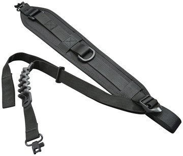 Picture of Butler Creek Quick Carry Rifle/Shotgun Sling Black Neoprene 27"- 36" OAL 1.25" Wide Adjustable Padded Design & QD Swivels 80095