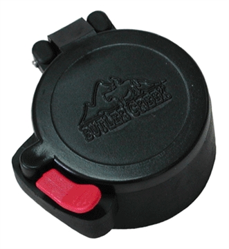 Picture of Butler Creek 20010 Flip-Open Eyepiece Scope Cover 1.34"/34.10mm Size 01 Black Polymer 20010 MO20010