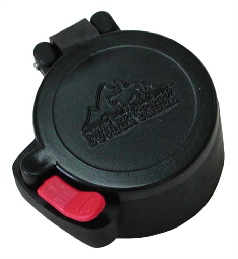 Picture of Butler Creek 20170 Flip-Open Eyepiece Scope Cover 1.67"/42.50mm Size 17 Black Polymer 20170 MO20170