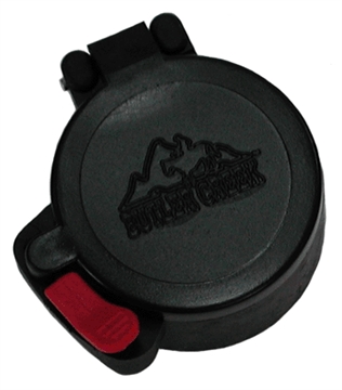Picture of Butler Creek 20035 Flip-Open Eyepiece Scope Cover 1.39"/35.30mm Size 03 Black Polymer 20035 MO20035