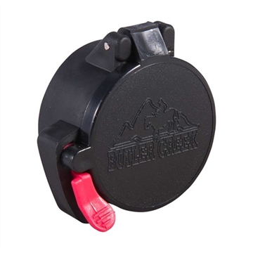 Picture of Butler Creek 20095 Flip-Open Eyepiece Scope Cover 1.48"/37.70mm Size 09A Black Polymer 20095 MO20095