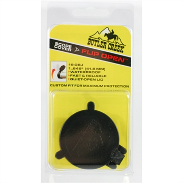 Picture of Butler Creek Flip-Open Objective Scope Cover 41.80mm Obj. Size 19 Black Polymer 30190