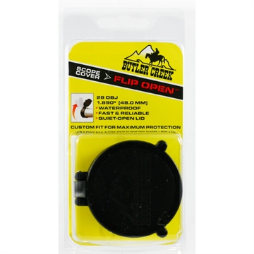 Picture of Butler Creek Flip-Open Objective Scope Cover 48mm Obj. Size 28 Black Polymer 30280