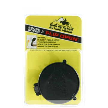 Picture of Butler Creek Flip-Open Objective Scope Cover 56.40mm Obj. Size 39 Black Polymer 30390