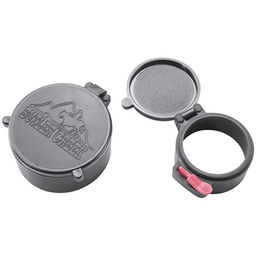 Picture of Butler Creek Flip-Open Objective Scope Cover 61.70mm Obj. Size 46 Black Polymer 30460