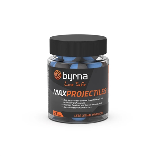 Picture of BYRNA MAX PROJECTILES 25 COUNT TUB .68 CAL HH68316 HH68315