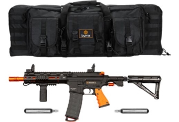 Picture of BYRNA MISSION 4 LAUNCHER BLACK /ORG W/2 88GR CO2 BM468302