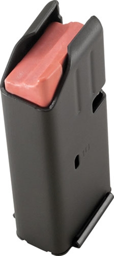 Picture of DURAMAG DuraMag SS, Magazine, 9MM, Colt Pattern, 10 Rounds, Fits AR9 Rifles, Stainless, Orange AGF Anti-tilt Follower, Black 1009041178CPD
