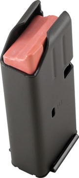 Picture of DURAMAG DuraMag SS, Magazine, 9MM, Colt Pattern, 10 Rounds, Fits AR9 Rifles, Stainless, Orange AGF Anti-tilt Follower, Black 1009041178CPD
