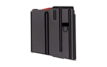 Picture of DURAMAG DuraMag SS, Magazine, 308 Winchester/6.8X51, 5 Rounds, Fits SR25/DPMS Pattern AR10 Rifles, Orange AGF Follower, Stainless Steel, Black 5X08041178CPD