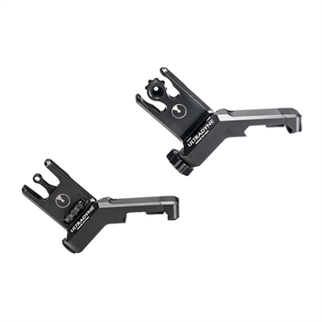 Picture of Ultradyne Usa C2 FOLDING FRONT AND REAR OFFSET SIGHT COMBO - APERTURE UD10012