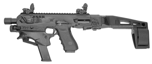 Picture of CAA MICRO CONVERSION KIT GLOCK 20/21 BLACK ADVANCED KIT LONG STABILIZER MCK21A