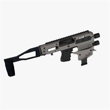 Picture of CAA MICRO CONVERSION KIT GLOCK 26/27 TUNGSTEN GRAY LONG STABILZER GEN2 CAAMCK26/27GEN2TU