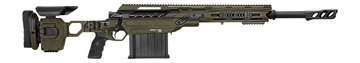 Picture of Cadex Inc CDX50DUAL50206BR20I2J5 CDX-50 Tremor 50 BMG 5+1 20.60" Black DLC Match Grade Threaded Barrel, Black DLC Aluminum Receiver w/Picatinny Rail, Adjustable Folding OD Green Stock, Black Polymer G