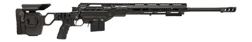 Picture of Cadex Inc CDXMCKRKN33827BR30I2D3 CDX-MC Kraken 338 Lapua Mag 5+1 27" Black DLC Match Grade Threaded Barrel, Black DLC Receiver w/Picatinny Rail, M-LOK Handguard, Black Adjustable Folding Buttstock, Bl