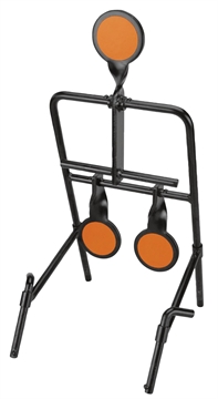 Picture of Caldwell Resetting Handgun Resetting Steel Target Black/Orange Circle Illustration Impact Enhancement Motion 3.50" 1071002