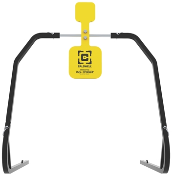 Picture of Caldwell Daul Spinner Yellow AR500 Steel 3/8" Thick Standing Target Includes 5" & 8" Plates 1196226