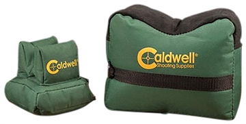 Picture of Caldwell DeadShot Shooting Bag Combo Prefilled Dark Green 600D Polyester Includes Front and Rear Bags 939333