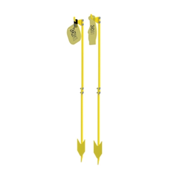 Picture of Caldwell AR500 Target Post, 70" Assembled Length, Black and Yellow 4001137