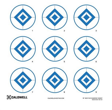 Picture of CALDWELL PAPER TARGET 16 9 DIAMOND BLU 10PK 1175519