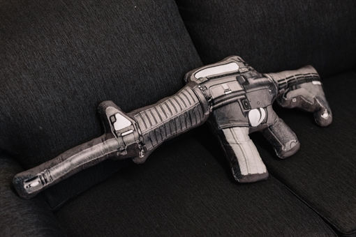 Picture of Caliber Gourmet Assault Rifle Pillow CBG-GP-1053