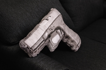 Picture of Caliber Gourmet Automatic Handgun Pillow CBG-GP-1056