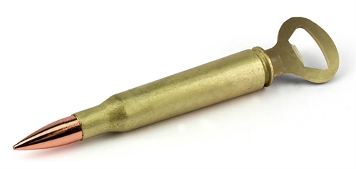 Picture of Caliber Gourmet Bottle Opener Brass/Copper 50 Caliber Shell 50 Caliber Bullet CBG1016