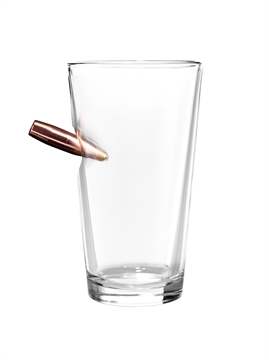 Picture of Caliber Gourmet Last Man Standing - Pint Glass w/ Bullet CBG-LMS-PINT-G
